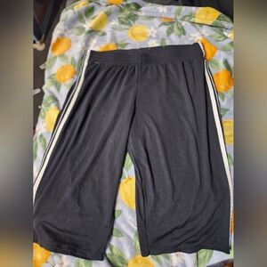 Champion Men's Black Shorts with White Stripes Size XXL
